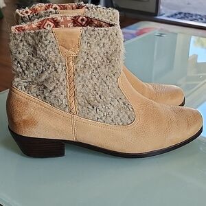 Wolverine 1883 Tan Leather Ankle Boots Size 7